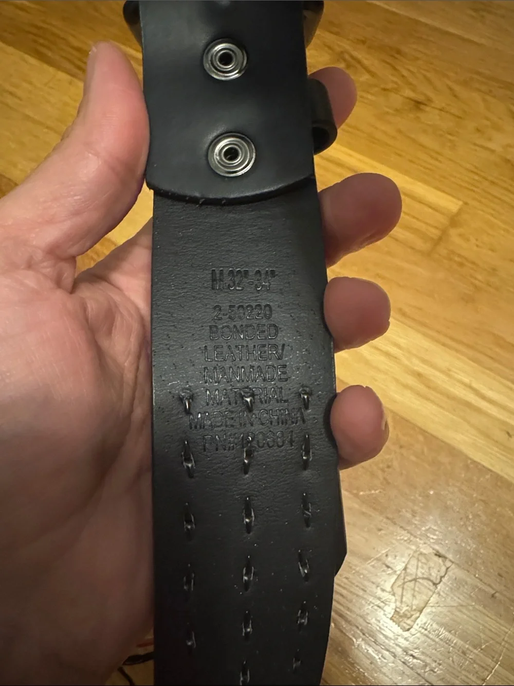 None black studded